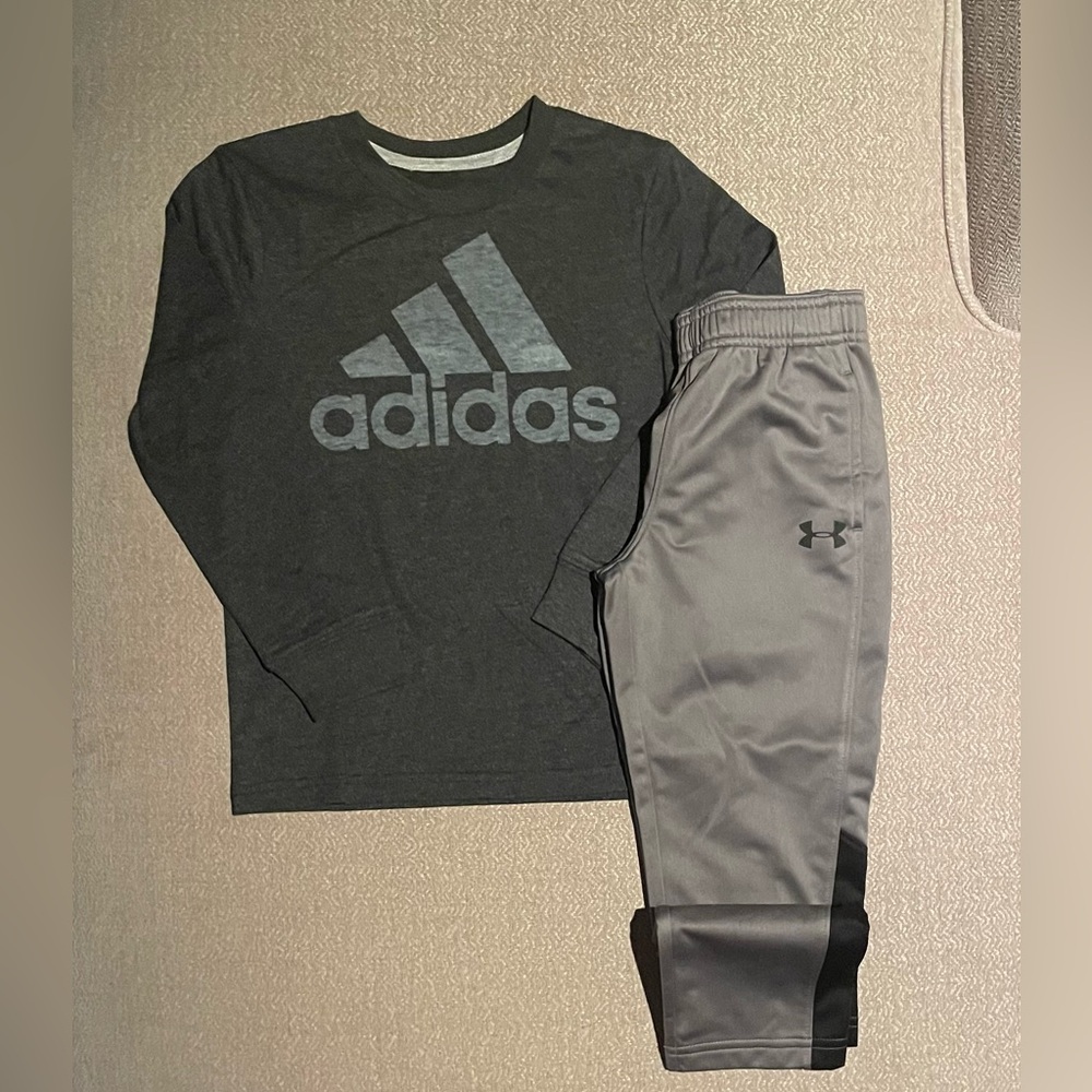 ADIDAS & UNDER ARMOUR BOYS ATHLETIC SET